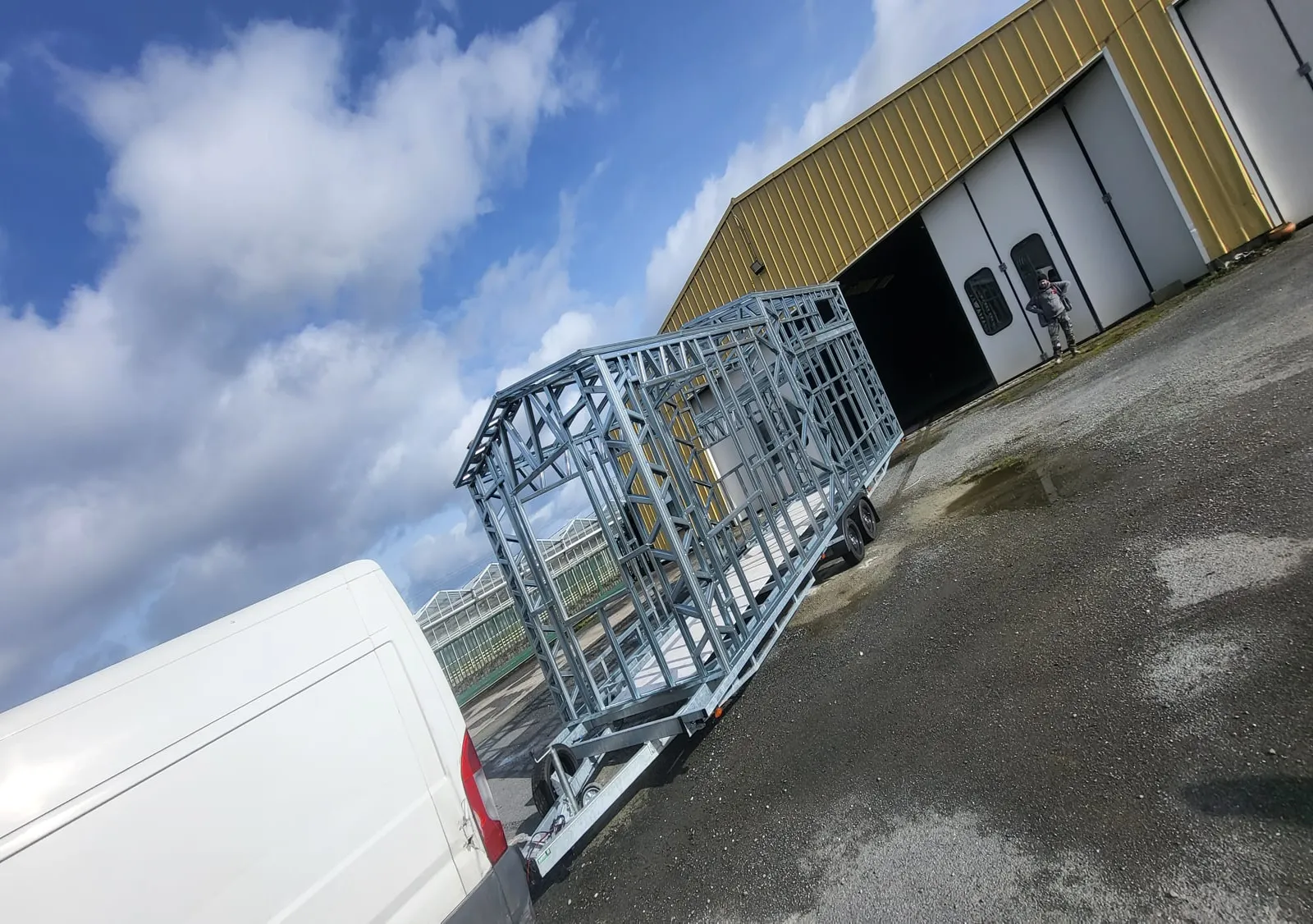 Kit ossature métallique acier pour tiny house sur remorque - Beta Concept Anjou